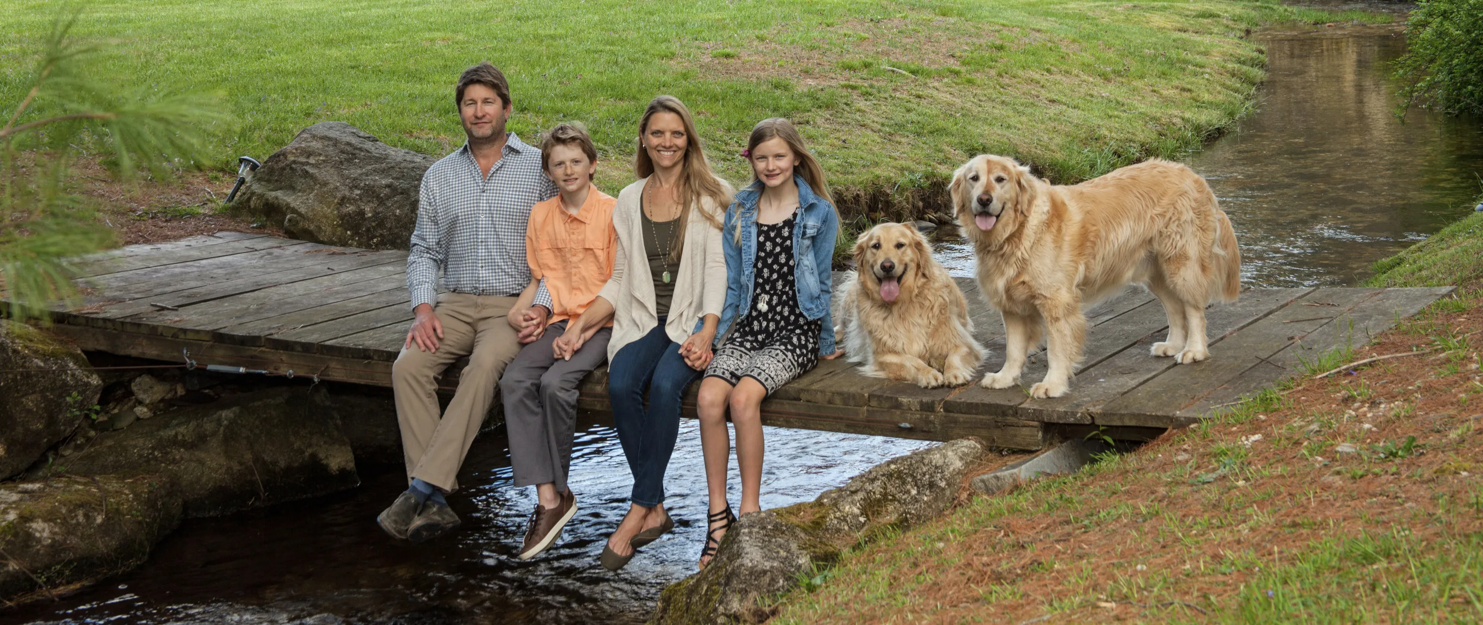 Steve Abranyi with his family